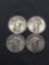 4 Count Lot of United States Standing Liberty Silver Quarters - 90% Silver Coins from Estate