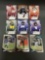 9 Card Lot of FOOTBALL ROOKIE CARDS - Mostly 2018 and NEWER with STARS and FUTURE STARS!