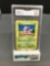 GMA Graded 1999 Pokemon Base Set Shadowless #55 NIDORAN Trading Card - VG-EX 4.5+