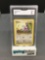 GMA Graded 1999 Pokemon Base Set Unlimited #61 RATTATA Trading Card - MINT 9