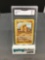 GMA Graded 1999 Pokemon Base Set Unlimited #19 DUGTRIO Trading Card - NM 7