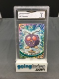 GMA Graded 1999 Topps #48 VENONAT Trading Card - MINT 9