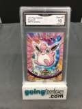 GMA Graded 1999 Topps #40 WIGGLYTUFF Trading Card - GEM MINT 10