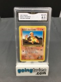 GMA Graded 2000 Gym Challenge #60 BLAINE'S CHARMANDER Trading Card - NM-MT+ 8.5