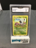 GMA Graded 1999 Jungle Unlimited #33 BUTTERFREE Trading Card - EX-NM 6