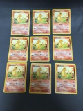 Lot of 9 1999 Base Set Pokemon #46 CHARMANDER Trading Cards From Huge Collection