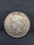 1934-S United States Peace Silver Dollar - 90% Silver Coin from Estate