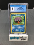 CGC Graded 1999 Pokemon Fossil 1st Edition #54 SHELLDER Trading Card - MINT 9