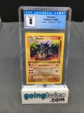 CGC Graded 1999 Pokemon Jungle 1st Edition #45 RHYDON Trading Card - NM-MT 8