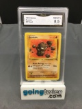 GMA Graded 1999 Pokemon Fossil #47 GEODUDE Trading Card - NM-MT+ 8.5