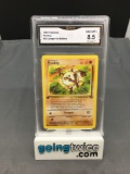 GMA Graded 1999 Pokemon Jungle 1st Edition #55 MANKEY Trading Card - NM-MT+ 8.5