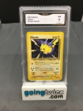 GMA Graded 2000 Pokemon Neo Genesis #70 PIKACHU Trading Card - NM 7