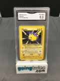 GMA Graded 2000 Pokemon Neo Genesis #70 PIKACHU Trading Card - EX-NM+ 6.5