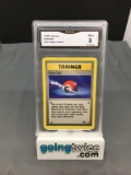 GMA Graded 1999 Pokemon Jungle #64 POKE BALL Trading Card - MINT 9