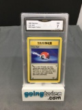 GMA Graded 1999 Pokemon Jungle #64 POKE BALL Trading Card - NM 7