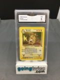 GMA Graded 1999 Pokemon Fossil #14 RAICHU Holofoil Rare Trading Card - EX 5