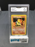 GMA Graded 2000 Pokemon Neo Genesis #56 CYNDAQUIL Trading Card - NM+ 7.5