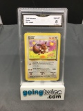 GMA Graded 1999 Pokemon Jungle #51 EEVEE Trading Card - NM-MT 8