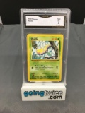 GMA Graded 1999 Pokemon Base Set Unlimited #69 WEEDLE Trading Card - NM 7
