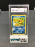 GMA Graded 1999 Pokemon Fossil 1st Edition #53 PSYDUCK Trading Card - MINT 9