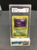 GMA Graded 1999 Pokemon Fossil 1st Edition #48 GRIMER Trading Card - MINT 9