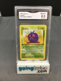 GMA Graded 1999 Pokemon Jungle 1st Edition #63 VENONAT Trading Card - NM-MT+ 8.5