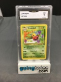 GMA Graded 1999 Pokemon Jungle #48 WEEPINBELL Trading Card - NM 7