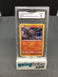 GMA Graded 2018 Pokemon Lost Thunder Black Star Promo #SM154 SALANDIT Holofoil Trading Card - NM-MT