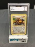 GMA Graded 1999 Pokemon Jungle #47 TAUROS Trading Card - NM 7