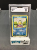 GMA Graded 1999 Pokemon Base Set Unlimited #63 SQUIRTLE Trading Card - NM-MT+ 8.5