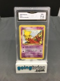 GMA Graded 2000 Pokemon Team Rocket #49 ABRA Trading Card - NM+ 7.5