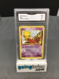 GMA Graded 2000 Pokemon Team Rocket #49 ABRA Trading Card - NM 7