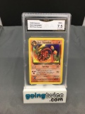 GMA Graded 2000 Pokemon Team Rocket #32 DARK CHARMELEON Trading Card - NM+ 7.5