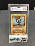 GMA Graded 2000 Pokemon Team Rocket #40 DARK MACHOKE Trading Card - NM-MT+ 8.5