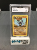 GMA Graded 2000 Pokemon Team Rocket #40 DARK MACHOKE Trading Card - NM-MT 8