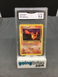 GMA Graded 2000 Pokemon Team Rocket #50 CHARMANDER Trading Card - EX-NM+ 6.5