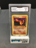 GMA Graded 2000 Pokemon Team Rocket #50 CHARMANDER Trading Card - NM-MT 8