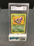 GMA Graded 2000 Pokemon Team Rocket #56 EKANS Trading Card - NM-MT+ 8.5