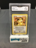 GMA Graded 2000 Pokemon Team Rocket #62 MEOWTH Trading Card - NM+ 7.5