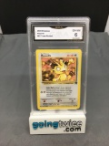 GMA Graded 2000 Pokemon Team Rocket #62 MEOWTH Trading Card - EX-NM 6