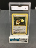 GMA Graded 1999 Pokemon Jungle #51 EEVEE Trading Card - NM 7