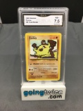 GMA Graded 2000 Pokemon Team Rocket #61 MANKEY Trading Card - NM+ 7.5