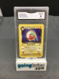 GMA Graded 2000 Pokemon Team Rocket #34 DARK ELECTRODE Trading Card - NM-MT 8