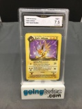 GMA Graded 2000 Pokemon Team Rocket #38 DARK JOLTEON Trading Card - NM+ 7.5