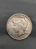 1924 United States Peace Silver Dollar - 90% Silver Coin from Awesome Collection