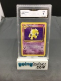 GMA Graded 1999 Pokemon Fossil #23 HYPNO Rare Trading Card - NM 7