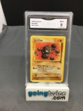 GMA Graded 1999 Pokemon Fossil #47 GEODUDE Trading Card - MINT 9