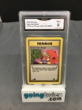 GMA Graded 2000 Pokemon Team Rocket 1st Edition #78 GOOP GAS ATTACK Trading Card - MINT 9