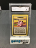 GMA Graded 1999 Pokemon Base Set Unlimited #70 CLEFAIRY Rare Trading Card - EX-NM 6