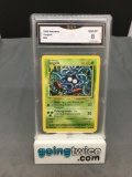 GMA Graded 1999 Pokemon Base Set Unlimited #66 TANGELA Trading Card - NM-MT 8